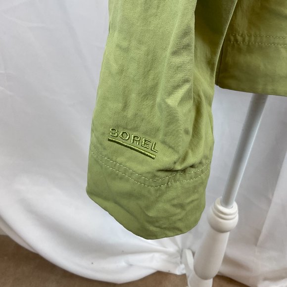 Sorel Women's Zip Front Jacket XL Green Long Sleeve Pockets - Picture 6 of 13